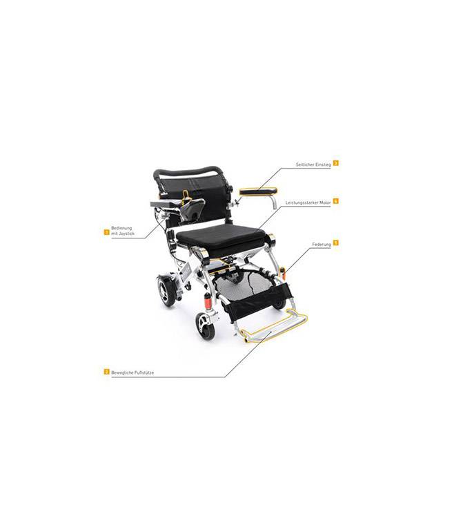 MovingStar 102 - elektrischer Rollstuhl faltbar MovingStar 102 - elektrischer Rollstuhl faltbar